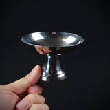 6 stainless steel ice cream bowls on foot stainless steel dessert service