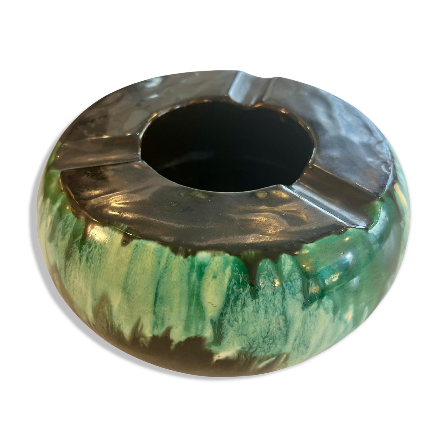 Ricard ceramic ashtray, signed F.Gal, France circa 1970