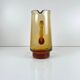 Amber blown glass jug/pitcher