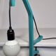 Designer desk lamp model O10 turquoise blue by Guillaume Delvigne for Specimen Editions