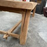 Large oak farm table