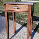 Table d'appoint en bois vintage