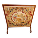 Écran de cheminée avec tapisserie fin XIXème