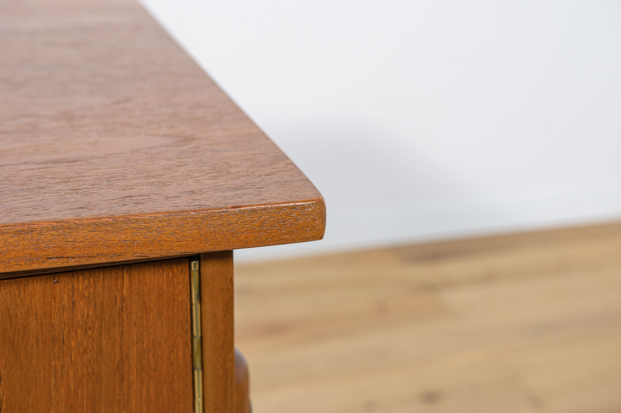 Mid-Century Danish Freestanding Teak Desk, 1960s