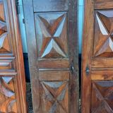 2 pairs of 19th century walnut doors