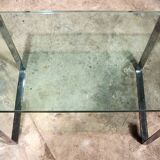 Peter Draenert Model 1022 Side table - Chrome & Glass, Germany 1960