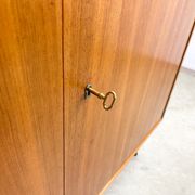 High vintage cabinet with hairpin legs