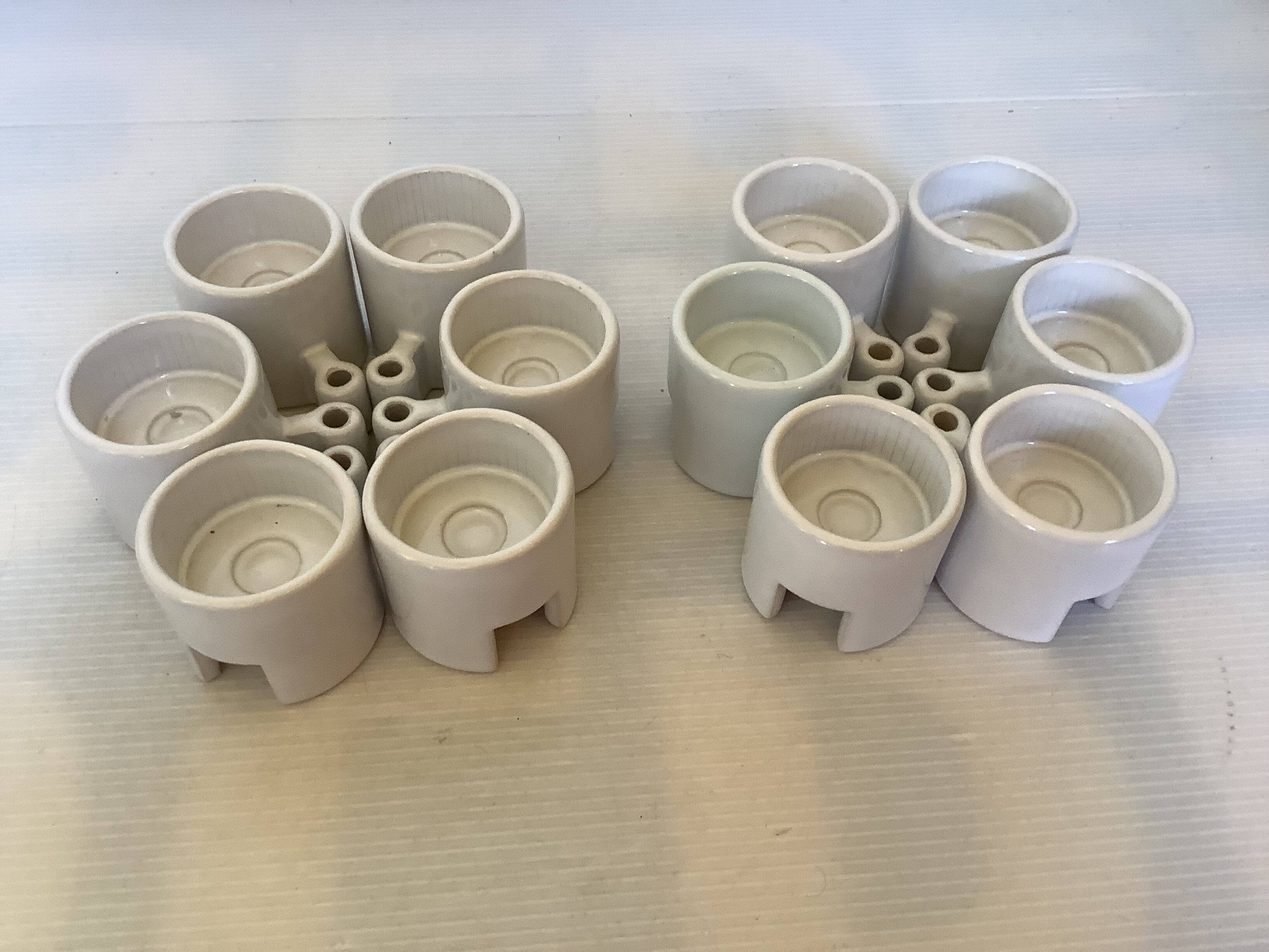 Twelve caterpillar candlesticks Ehlen Johansson