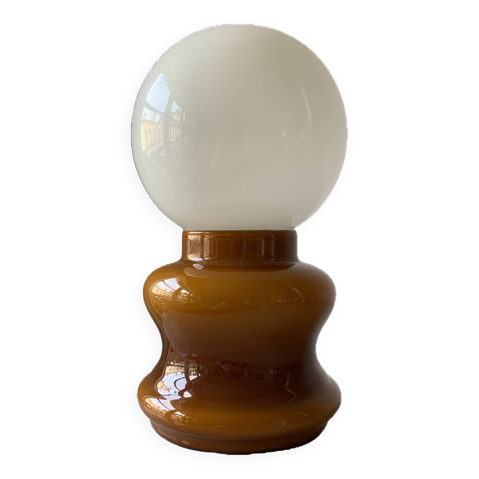 Vintage murano glass table lamp