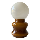 Lampe de table vintage  en verre de murano