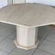 Table en travertin vintage