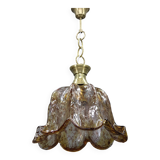Grande suspension en verre de Murano des années 1980, Italie