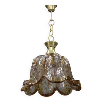 Grande suspension en verre de Murano des années 1980, Italie