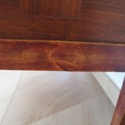 Art Deco chest of drawers - 4 drawers - locks - checkered wood veneer top - 50s