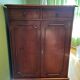 Mahogany storage cabinet classic English style