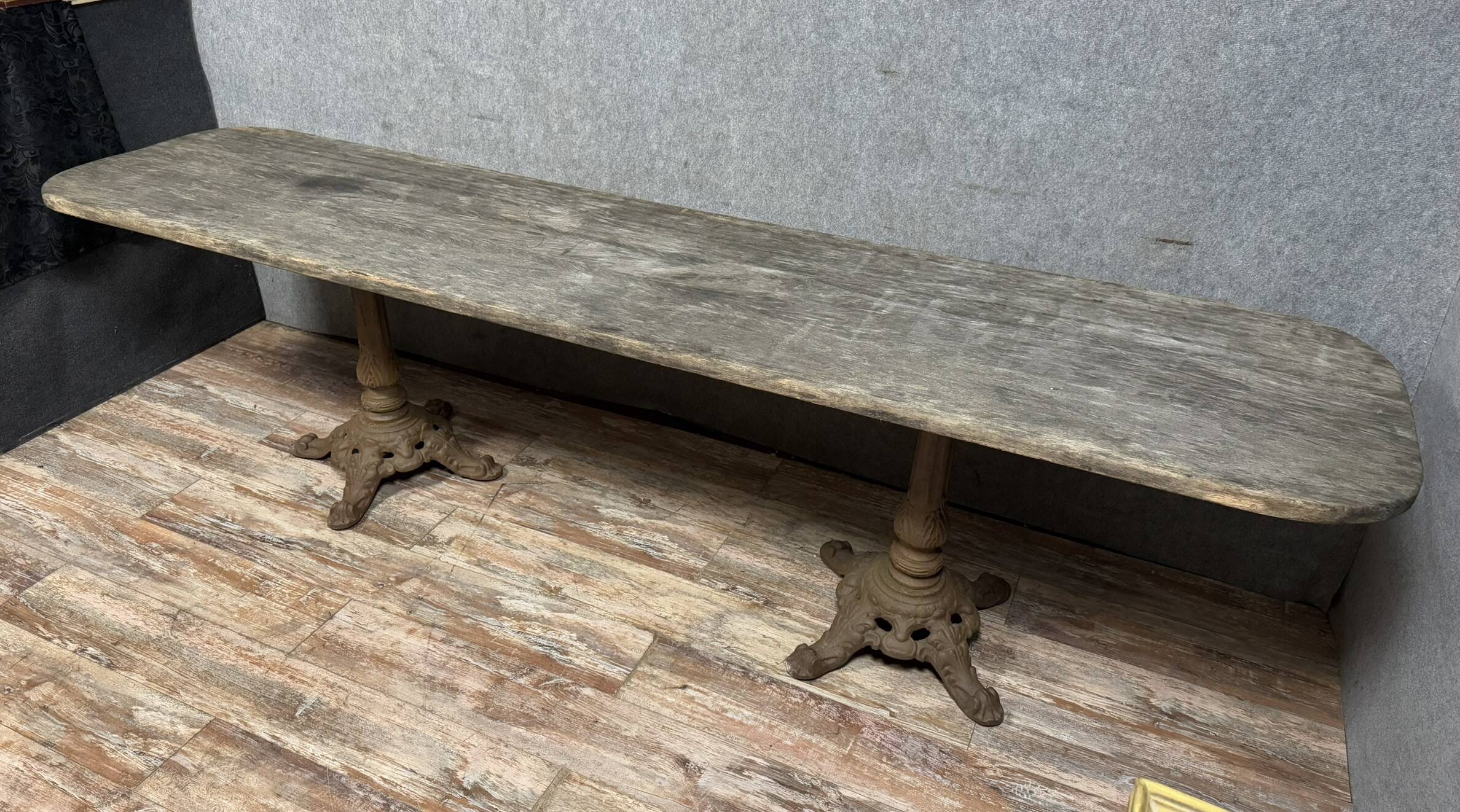Table de péniche époque Napoléon III vers 1880