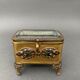Cloisonné jewel box Napoleon III Faceted glass nineteenth