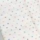 Berber carpet beni ouarain ecru with multicolored polka dots 255x146m