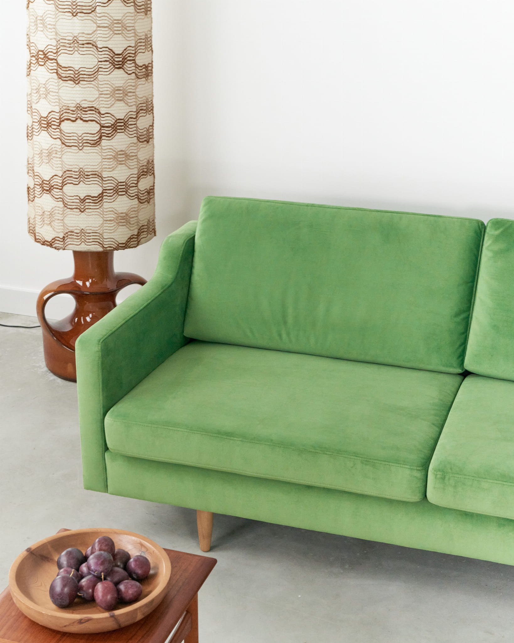 Sofa bodo green, scandinavian design