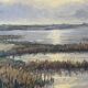 HSP painting, early 20th century, "Camargue Landscape" signed Jordyan + frame