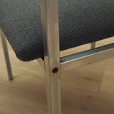 Grey armchair, Danish design, 1960s, designer: Sigvard Bernadotte, manufact