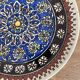 Decorative ceramic wall plate from iznik (Türkiye).