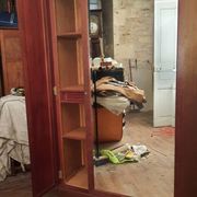 Old art deco style wardrobe