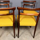 Newly upholstered Mid Century Vintage rosewood chairs