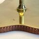 Solid brass vintage clover lamp