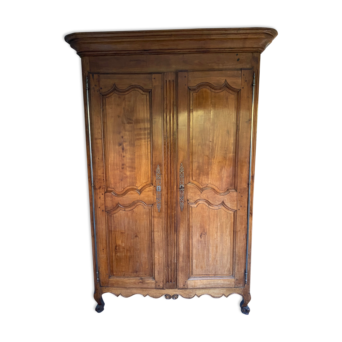 Norman wardrobe solid wood Penderie shelf H 212 cm