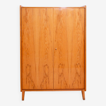 Elegant beechwood wardrobe by František Jirák for Tatra nábytok, 1960´s