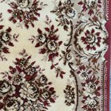 Aubusson-style mechanical carpet in 67x135 cm wool