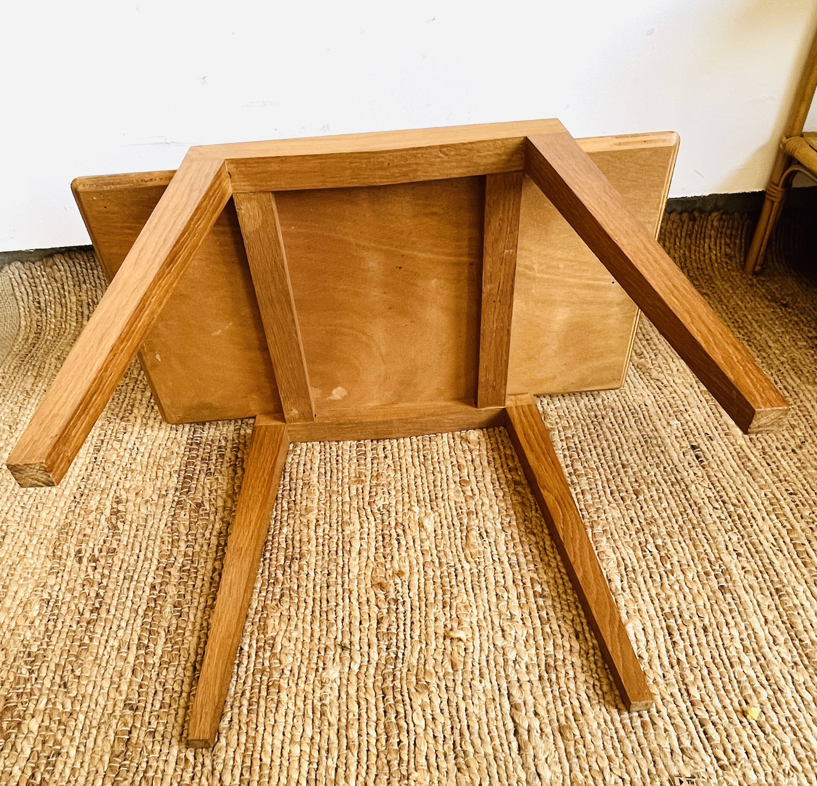 Scandinavian wooden side table – 70s - 629006