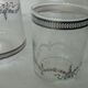 Night service carafe and silver lisere glass louis xvi style