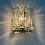 Doria Leuchten glass wall lamp sconce, 1970s