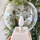 Vintage glass globe lamp from the 70s and 80s.
