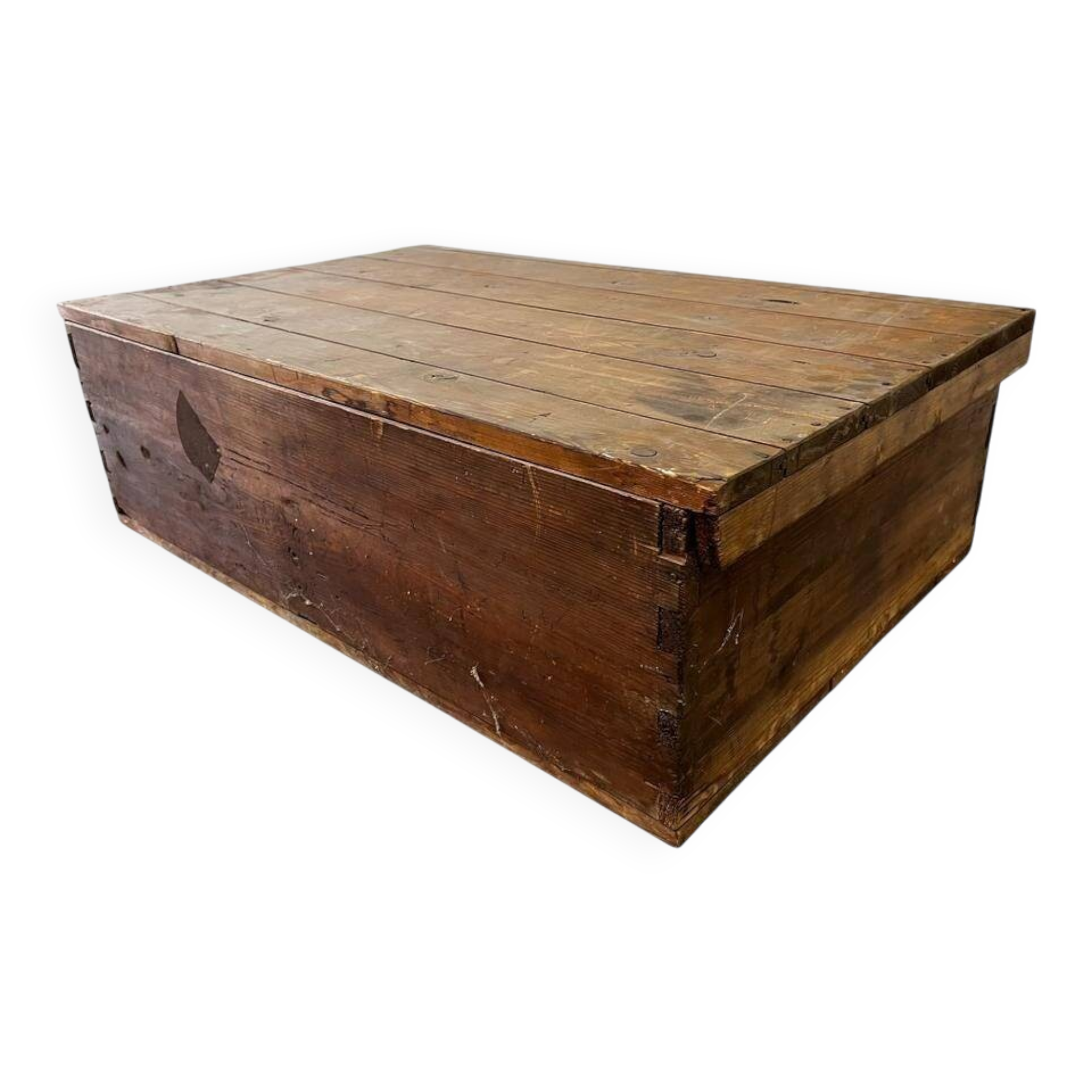 Vintage wooden chest / side table / coffee table