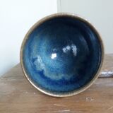 Bluish glazed stoneware cut