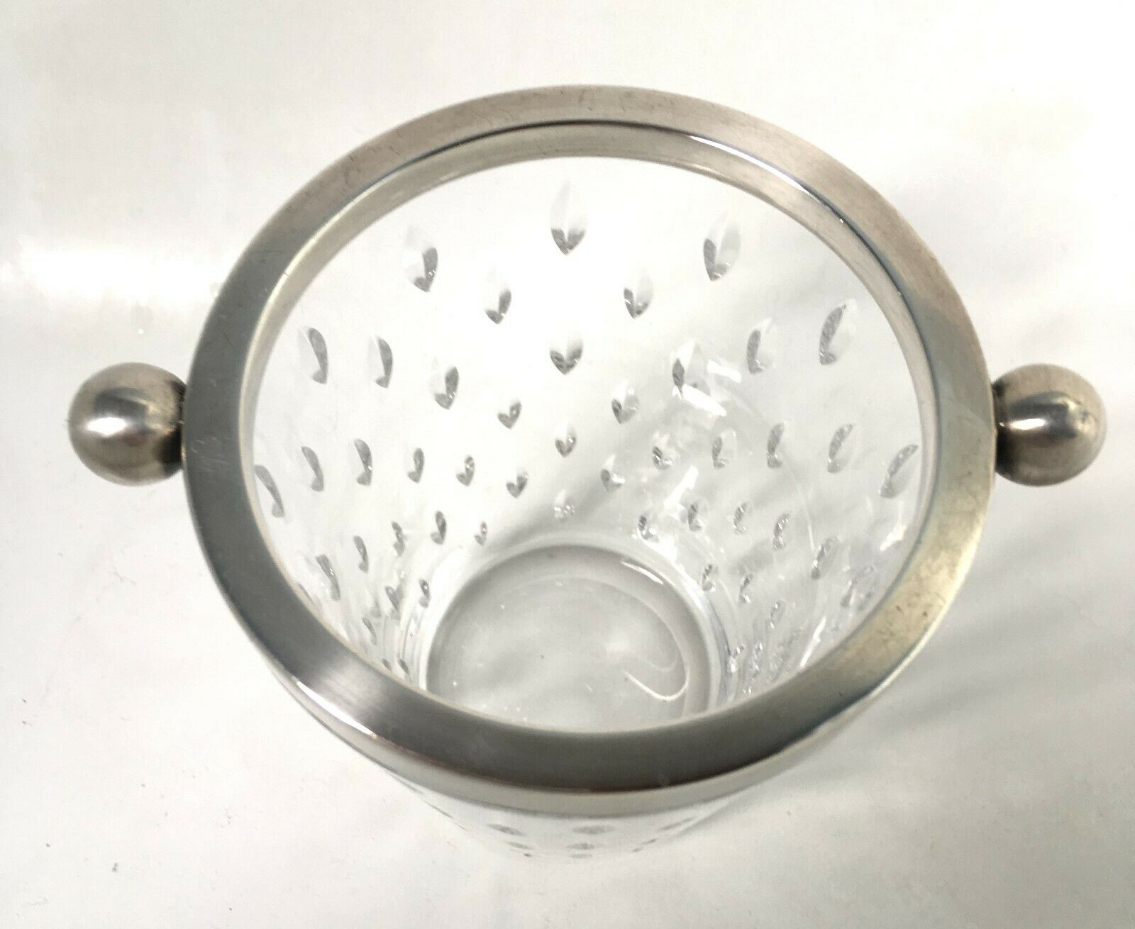 Crystal and solid silver ice bucket 800