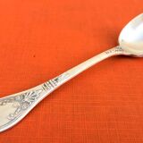 Antique dessert spoon by Orfèvre Cailar Bayard, Empire model.