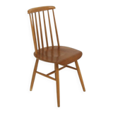 Chaise scandinave "Pinnstol" en teck et en hêtre, Suède, 1960