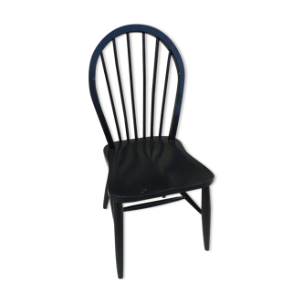 Chaise Windsor pour Ercol vintage noire