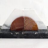 Art Deco marble bookends