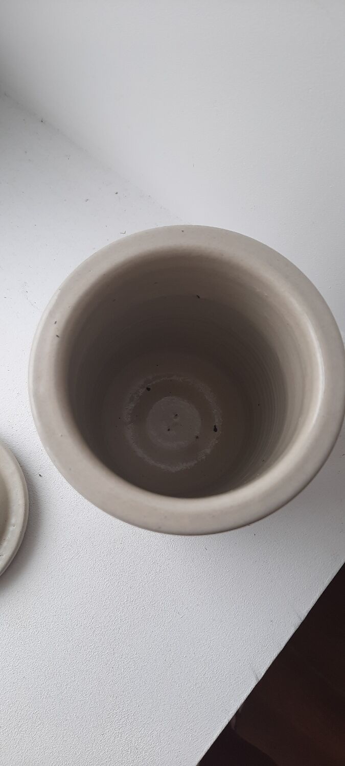 Turgis calvados glazed stoneware pot