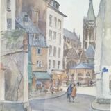 Old painting 74x63 cm