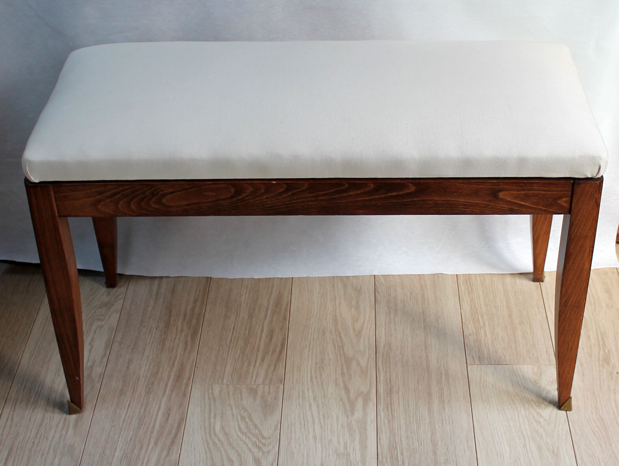 Piano bench chest wood