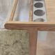 Solid wood serving trolley (Pine) - mid 20th century