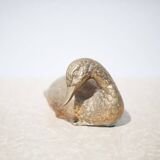 Brass duck, vintage duck figurine, brass animal, brass statue, duck statue, lying duck