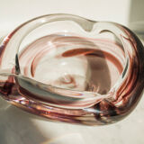 Max Verboeket glass ashtray for Maastricht Kirstalunie Netherlands signed