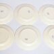 Lot 18 assiettes plates, creuses et dessert 1980